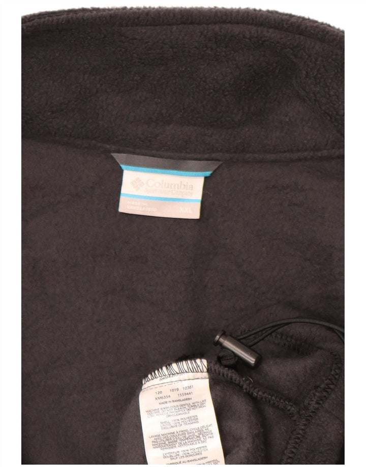 COLUMBIA Ανδρικό Fleece Jacket UK 44 2XL Μαύρο Πολυεστέρας
