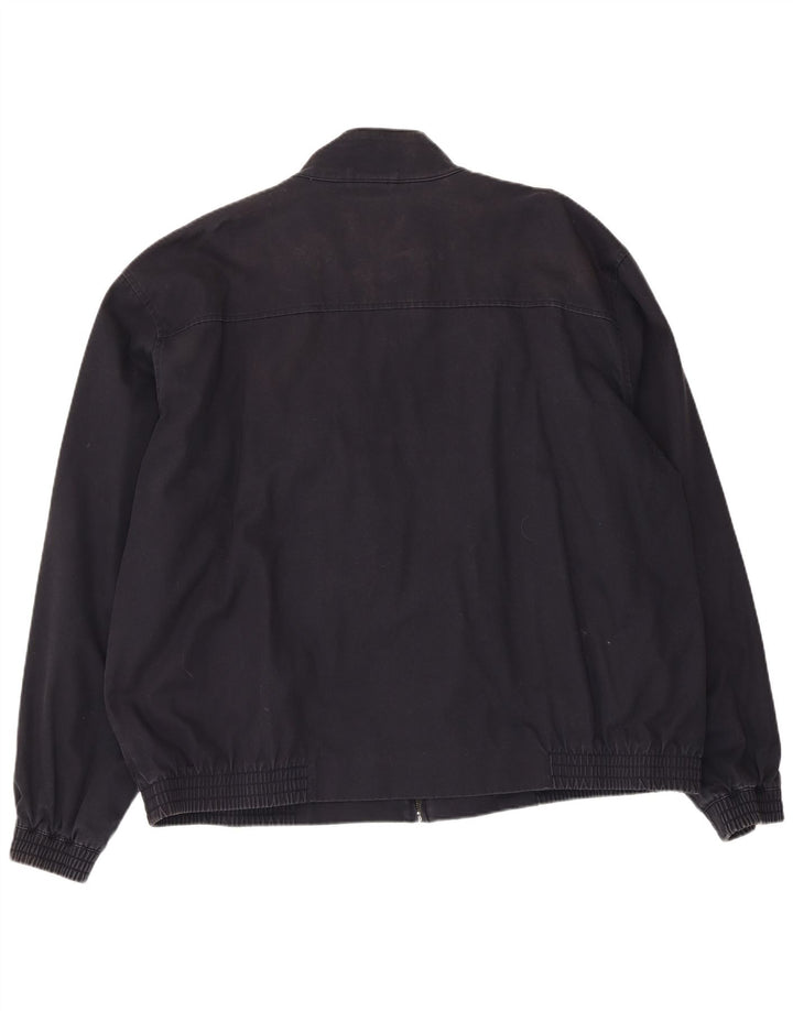 Lyle & Scott Ανδρικό Bomber Jacket UK 44 2XL Navy Blue Cotton