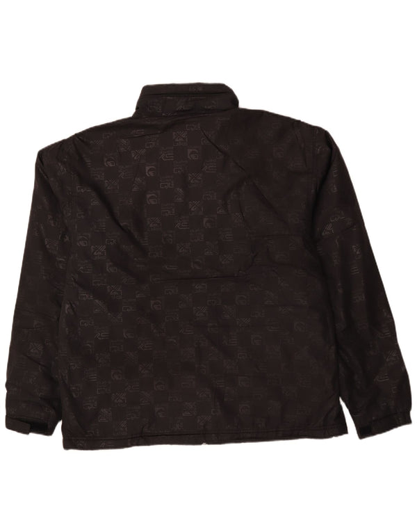 Ανδρική φόρμα Quiksilver με γραφική κουκούλα Top Jacket XL Μαύρο πολυεστέρα