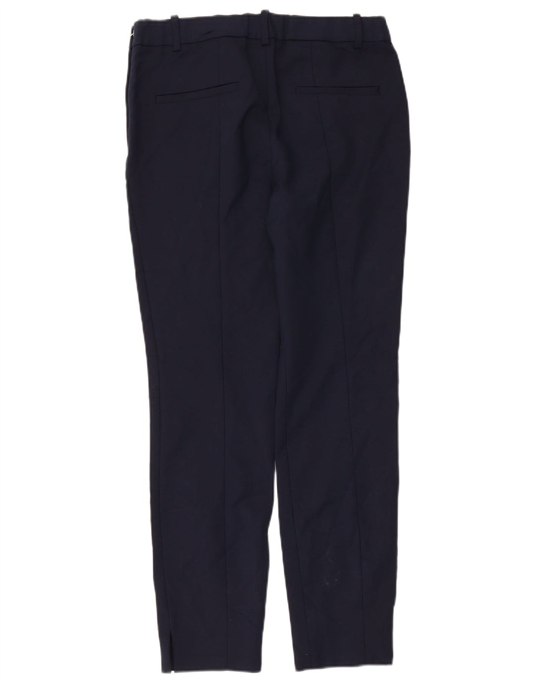 Zara Γυναικείο Slim Casual Παντελόνι Medium W30 L27 Navy Blue