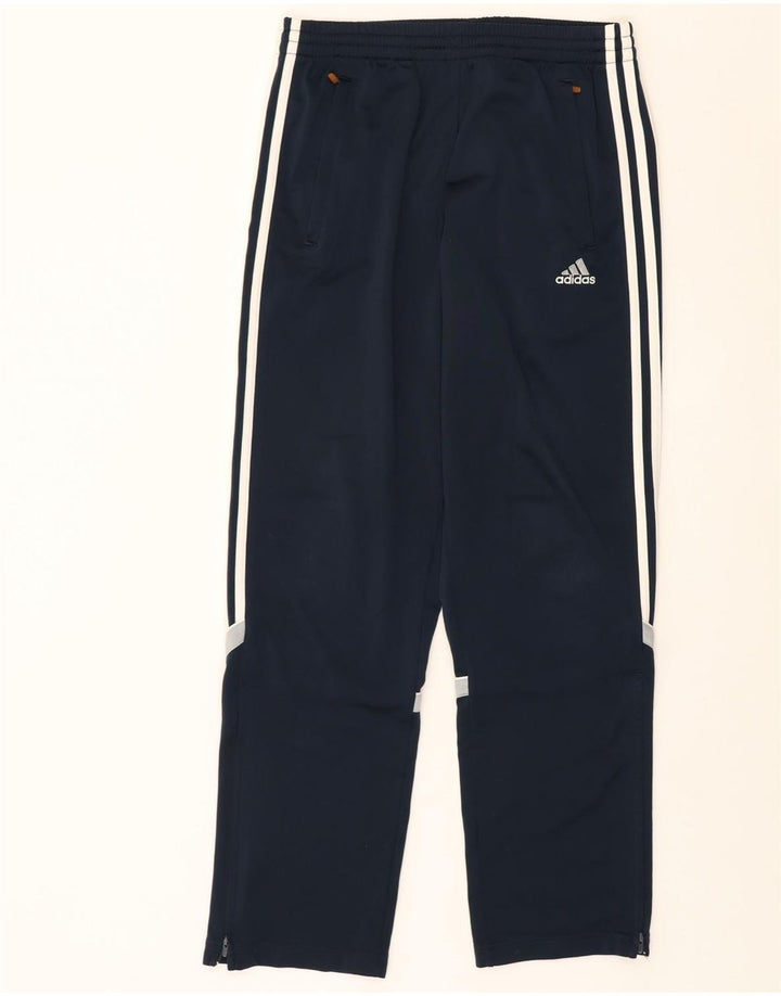 ADIDAS Mens Tracksuit Trousers UK 34/36 Small  Navy Blue Polyester Vintage Adidas and Second-Hand Adidas from Messina Hembry 