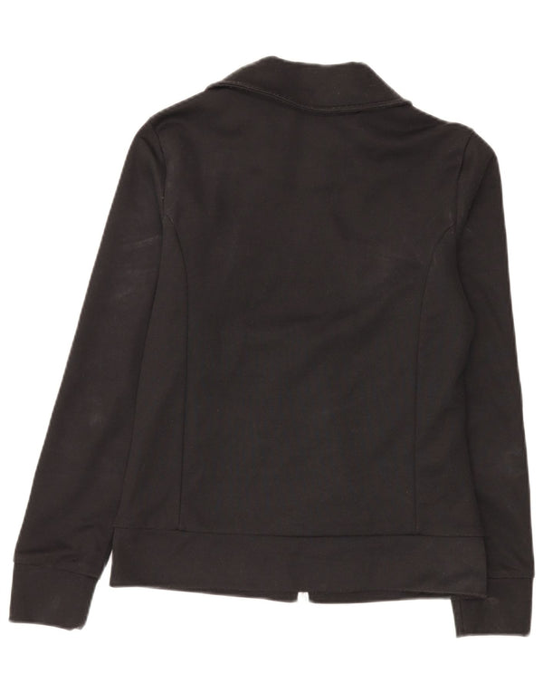 Γυναικεία αθλητική φόρμα Adidas Top Jacket UK 8 Small Black Cotton