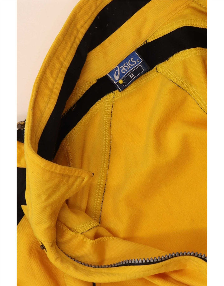 Ανδρική αθλητική φόρμα γραφικών Asics Top Jacket μεσαίου κίτρινου χρώματος