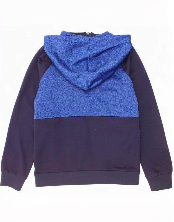 Πουλόβερ Nike Boys Dri Fit Zip Hoodie 6-7 ετών Μεγάλο Navy Blue Flecked
