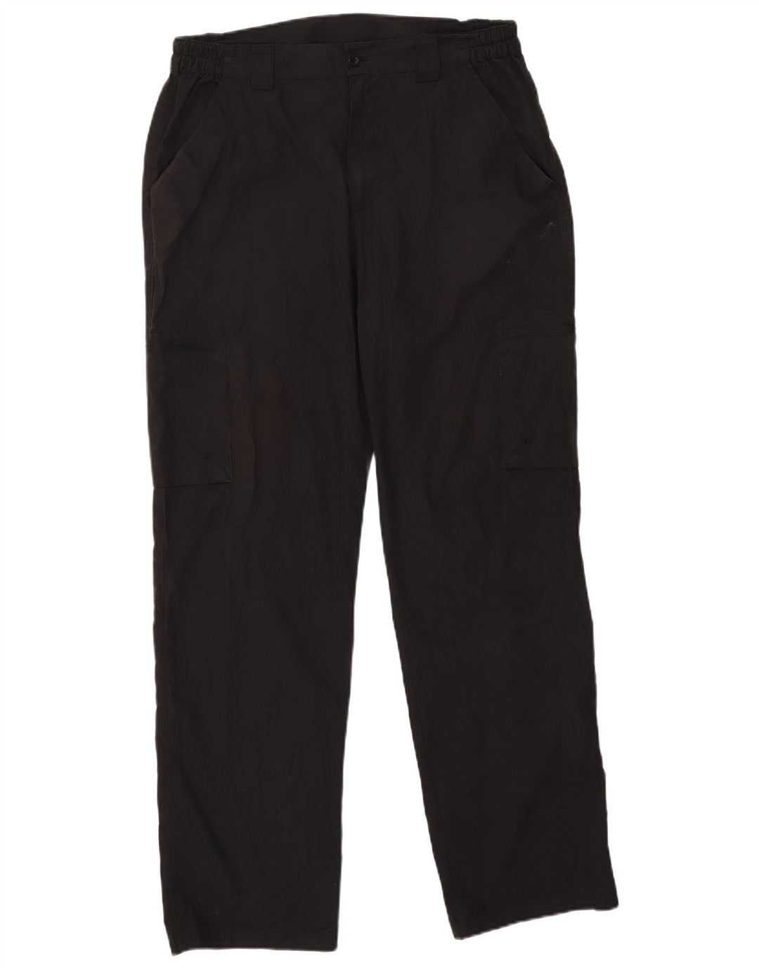 Mountain Warehouse Ανδρικό ίσιο παντελόνι Cargo W34 L32 Μαύρο πολυεστέρα
