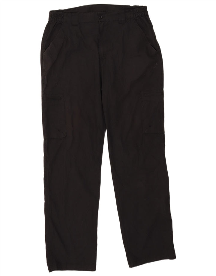Mountain Warehouse Ανδρικό ίσιο παντελόνι Cargo W34 L32 Μαύρο πολυεστέρα