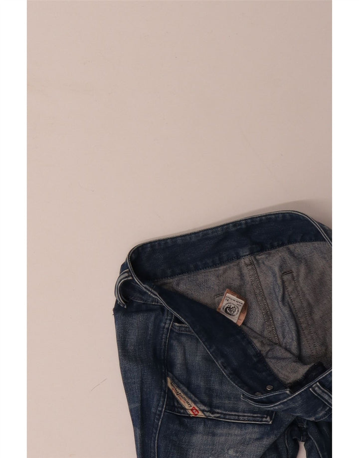 Γυναικεία DIESEL Distressed Bootcut Jeans W31 L29 Blue Cotton
