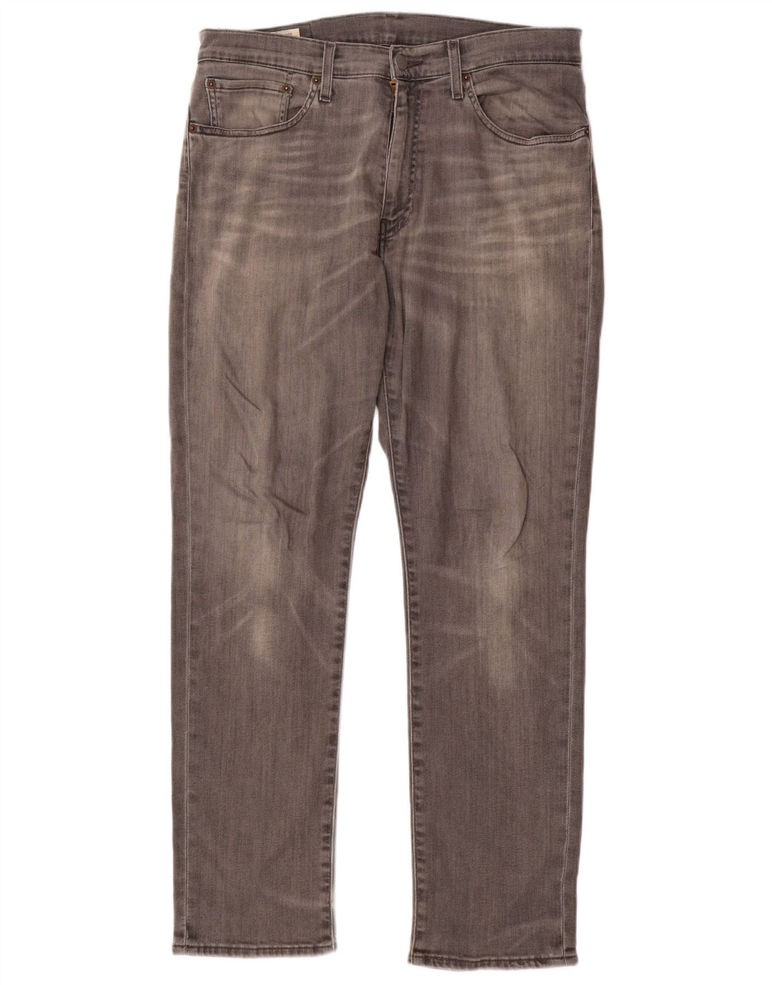 Ανδρικό τζιν Levi's Straight W34 L30 Γκρι βαμβακερό