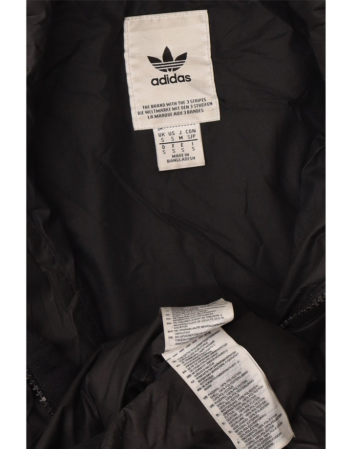 ADIDAS Γυναικεία padded Gilet UK 10 Small Black Polyester