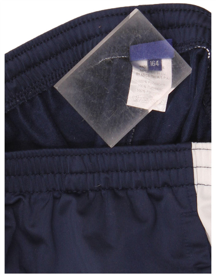 Παντελόνι αθλητικής φόρμας Asics Boys 13-14 ετών Navy Blue Colorblock Πολυεστέρας