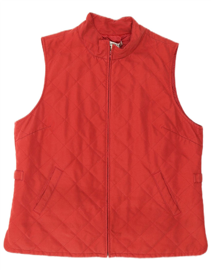 Orvis Γυναικεία Καπιτονέ Gilet UK 16 Large Red Polyester