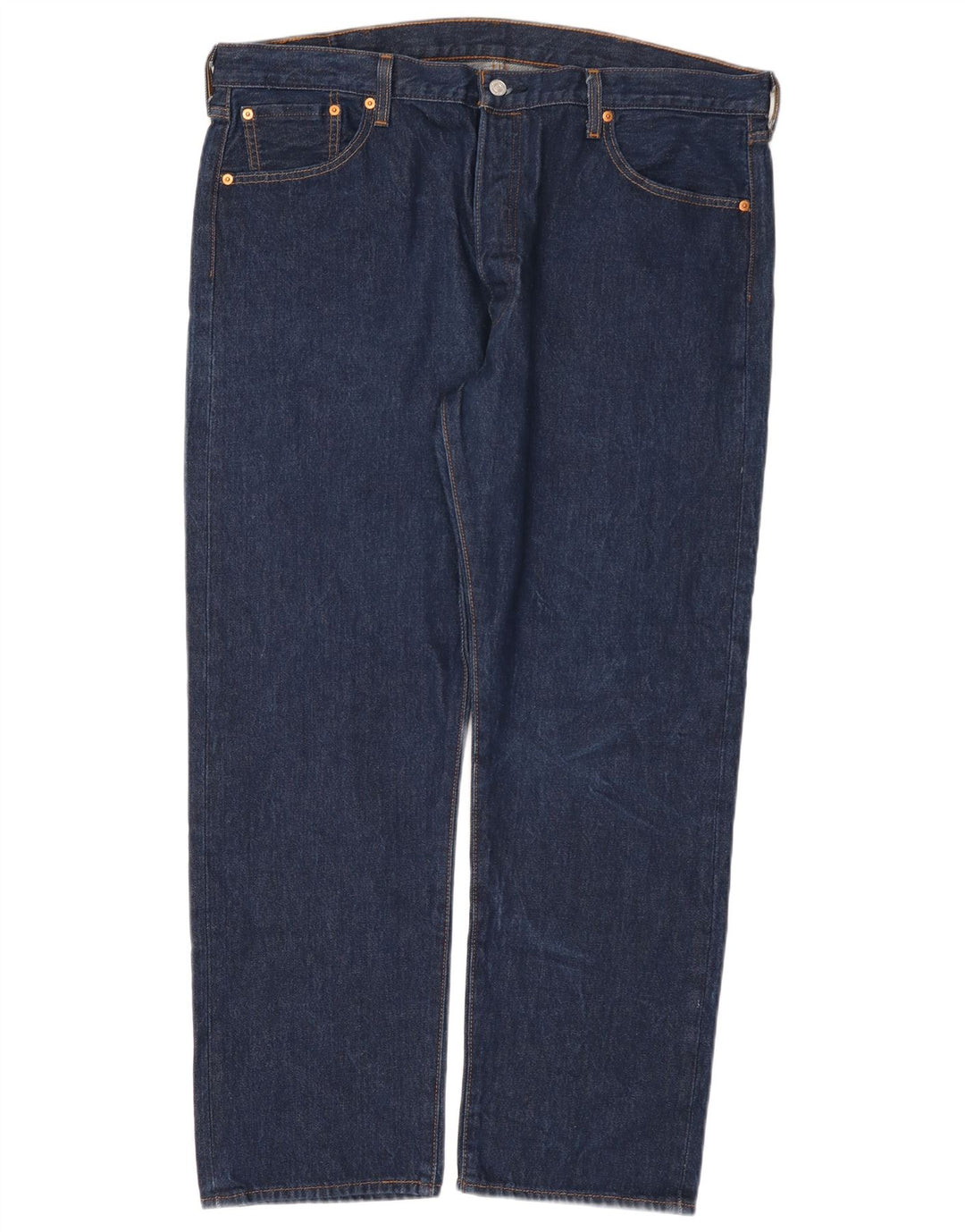 Levi's Mens 501 Straight Jeans W42 L32 Μπλε βαμβακερό