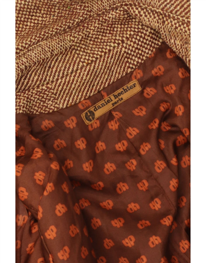 Daniel Hechter Γυναικείο Πανωφόρι UK 8 Small Brown Check
