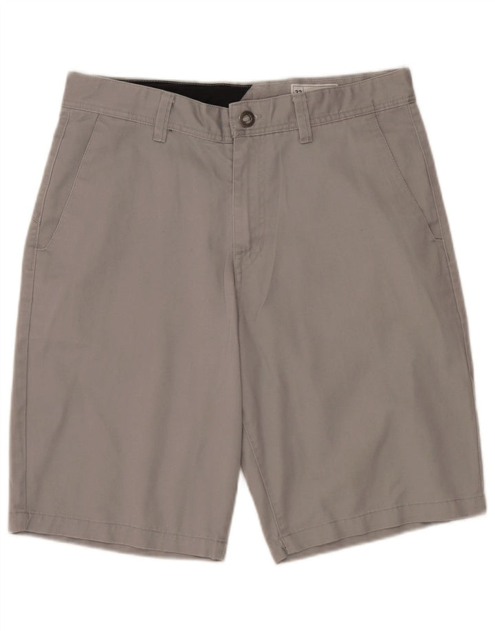 Ανδρικό σορτς Chino Volcom W32 Μεσαίο Γκρι Πολυεστέρας