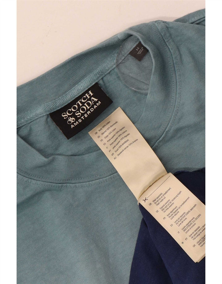 Ανδρικό T-Shirt Scotch & Soda Top Μέτριο Πολύχρωμο Tie Dye Cotton