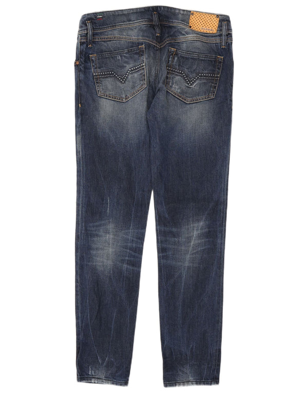 Levi's Womens Matic Distressed Slim Jeans W31 L32 Blue Cotton