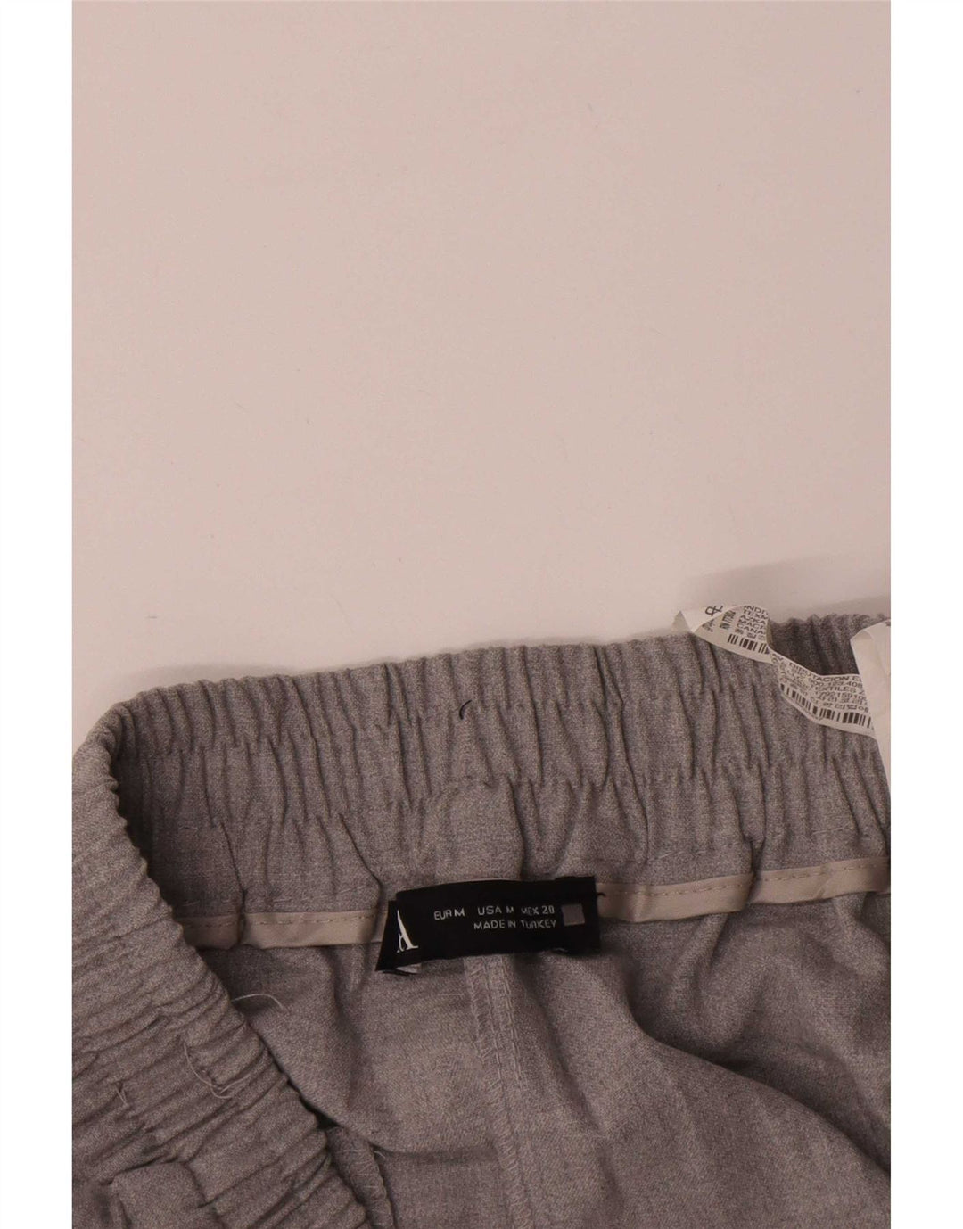 Zara Γυναικείο ίσιο casual παντελόνι Medium W28 L26 Grey Polyester