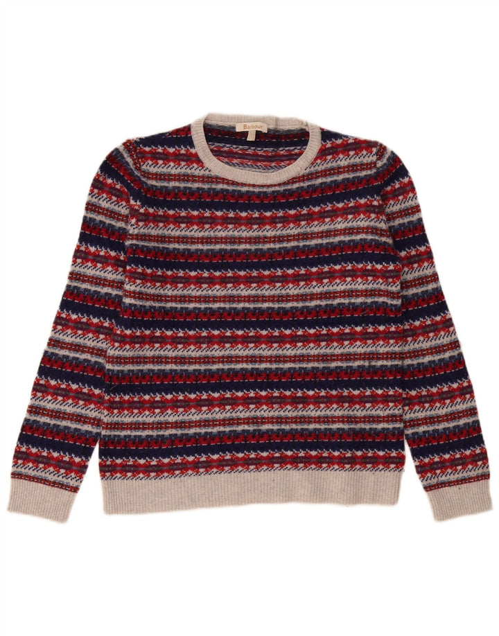 Γυναικείο πουλόβερ Barbour Crew Neck Jumper UK 12 Medium πολύχρωμο