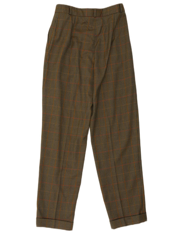 Vintage γυναικείο ψηλόμεσο παντελόνι EU 38 Medium W30 L30 Green