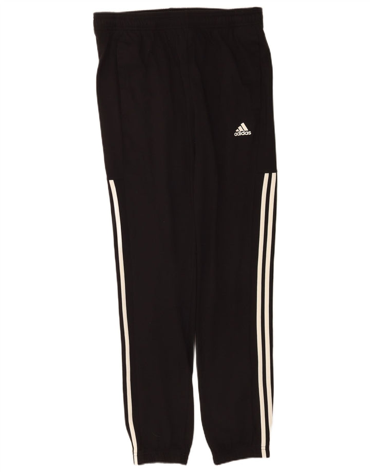 Ανδρική φόρμα Adidas Παντελόνι Joggers Μεσαίο μαύρο βαμβακερό