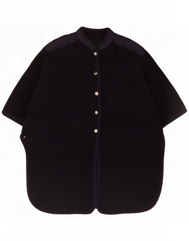 Vintage Γυναικείο Παλτό Poncho One Size Navy Blue