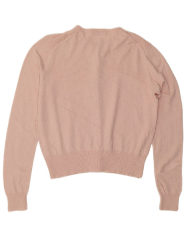 Marks & Spencer Γυναικεία ζακέτα Crop UK 14 Medium Pink Viscose