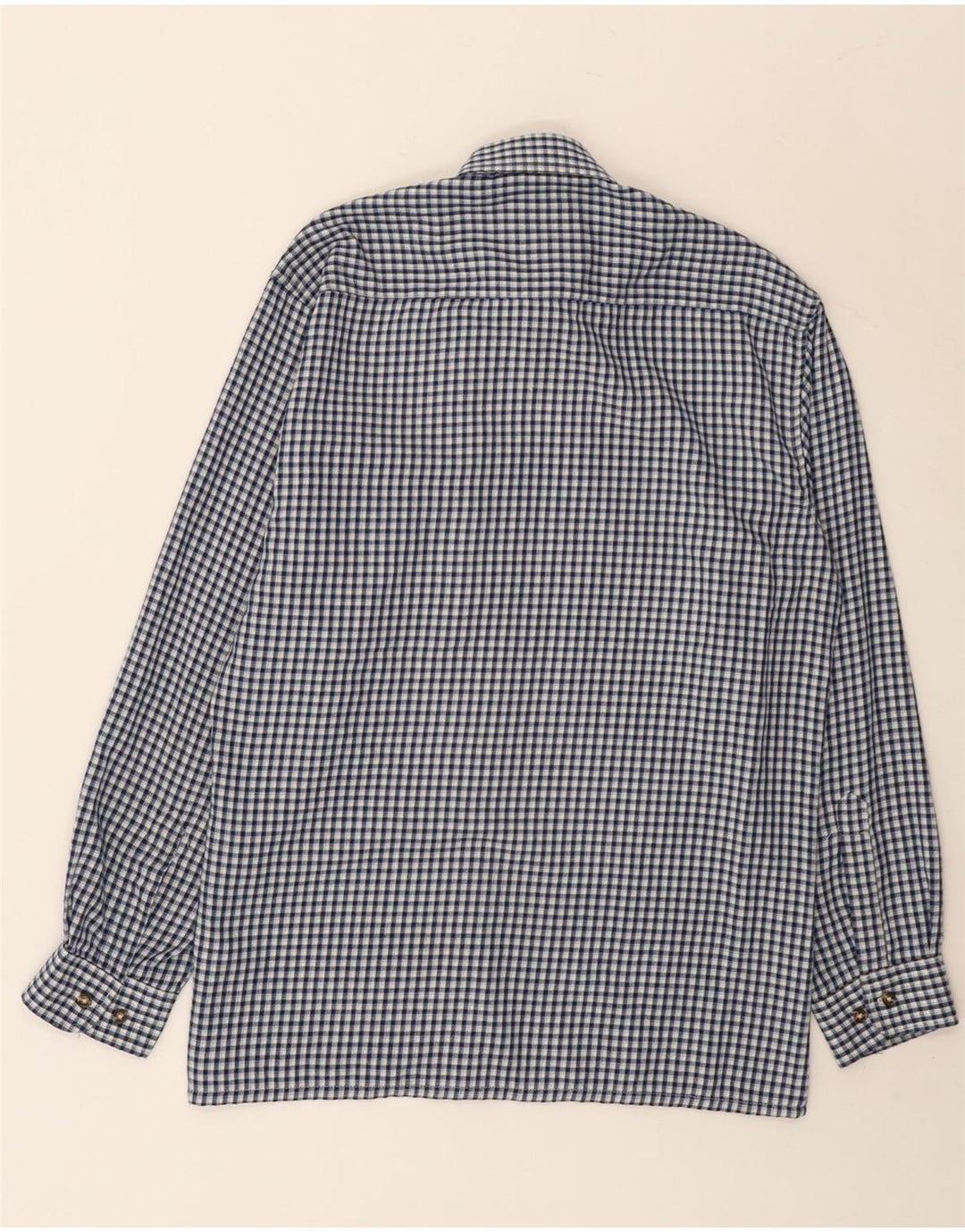 Ανδρικό πουκάμισο Dickies με μεσαίο μπλε Gingham Polyester