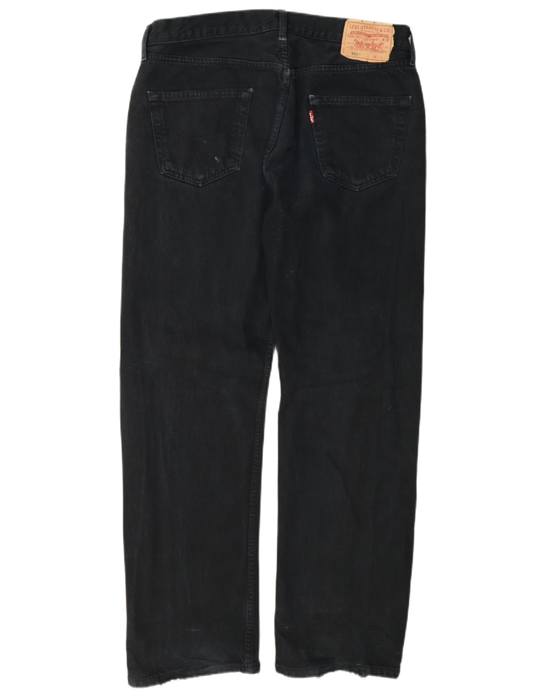 Levi's Mens 501 Straight Jeans W34 L32 Navy Blue