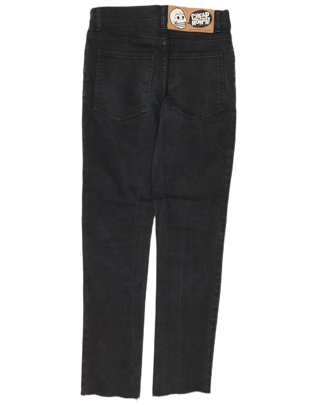 Φτηνό Monday Womens Slim Jeans W27 L28 Black Cotton
