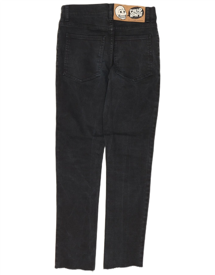 Φτηνό Monday Womens Slim Jeans W27 L28 Black Cotton