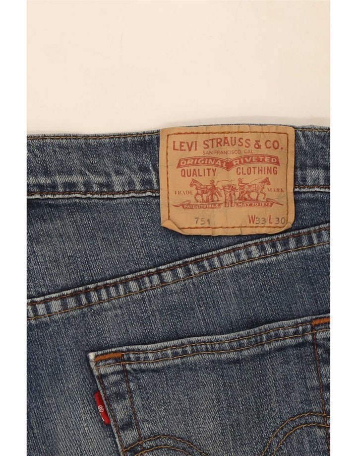 Ανδρικό τζιν σορτς Levi's 751 W33 Βαμβακερό μεσαίο μπλε