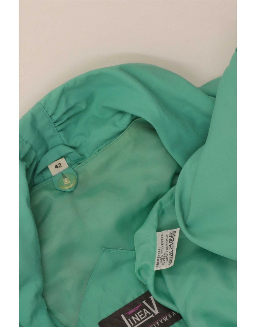 LINEAV Γυναικείο Μπουφάν Windbreaker Oversized IT 42 Μεσαίο Πράσινο Πολυεστέρας