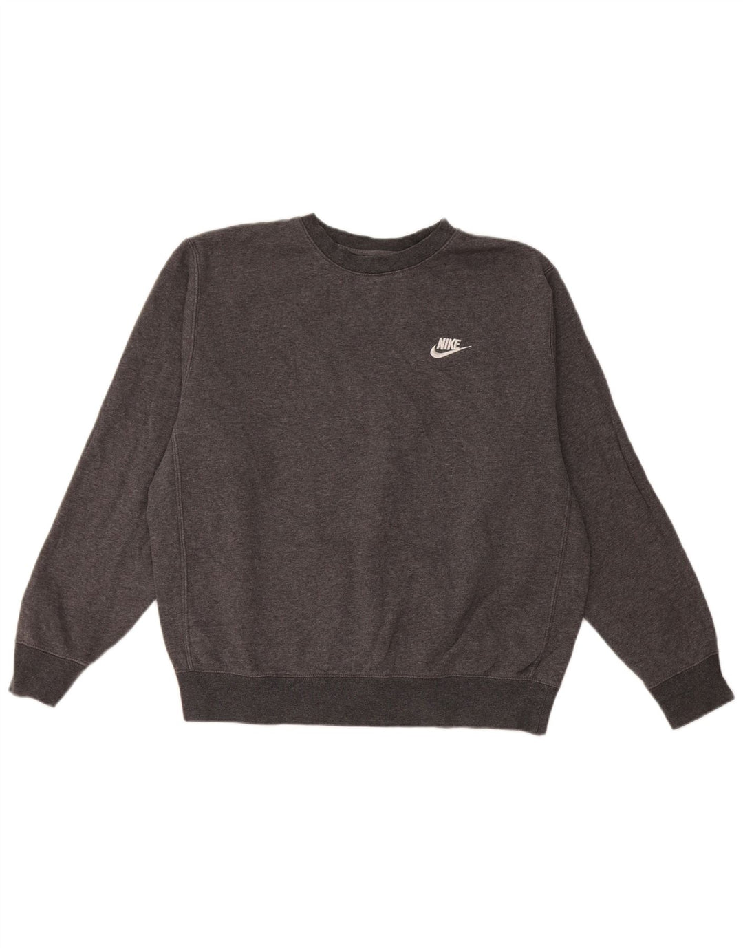 Γυναικείο φούτερ μεγάλου μεγέθους Nike Jumper UK 14 Μεσαίο γκρι βαμβακερό