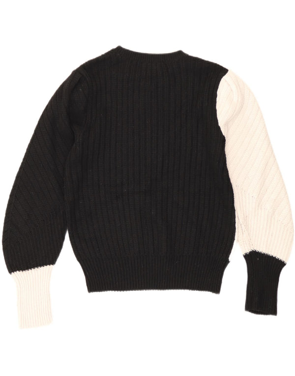 Marks & Spencer Γυναικείο πουλόβερ με λαιμόκοψη UK 12 Medium Black