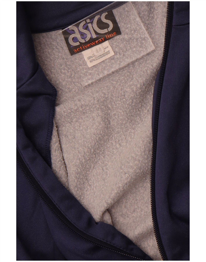 Γυναικεία αθλητική φόρμα γραφικών Asics Top Jacket IT 44 Medium Navy Blue Polyamide