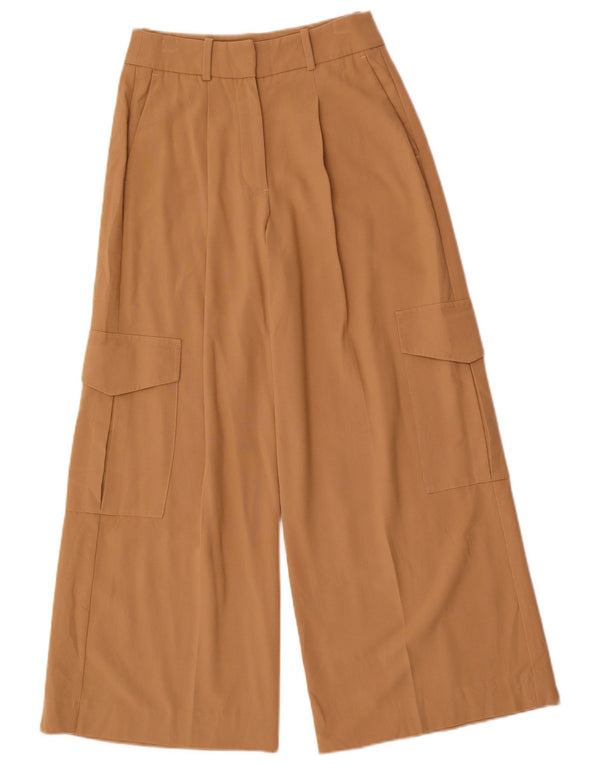 MARKS & SPENCER Γυναικείο ψηλόμεσο παντελόνι Cargo UK 6 XS W24 L27 Beige