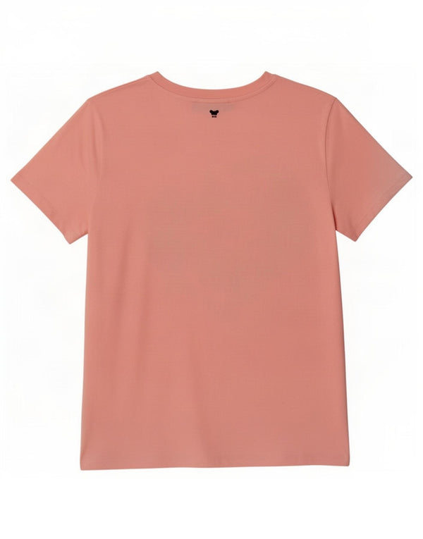Max Mara Womens Graphic T-Shirt Top UK 12 Medium Pink Floral