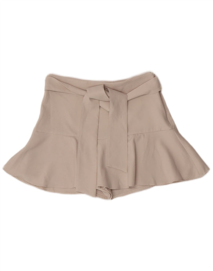 Zara Γυναικεία Skort Mini Φούστα Medium W28 Off White