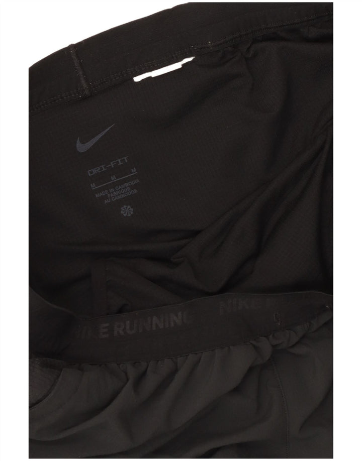Γυναικείο αθλητικό σορτς Nike με γραφικό Dri Fit UK 14, μεσαίο μαύρο
