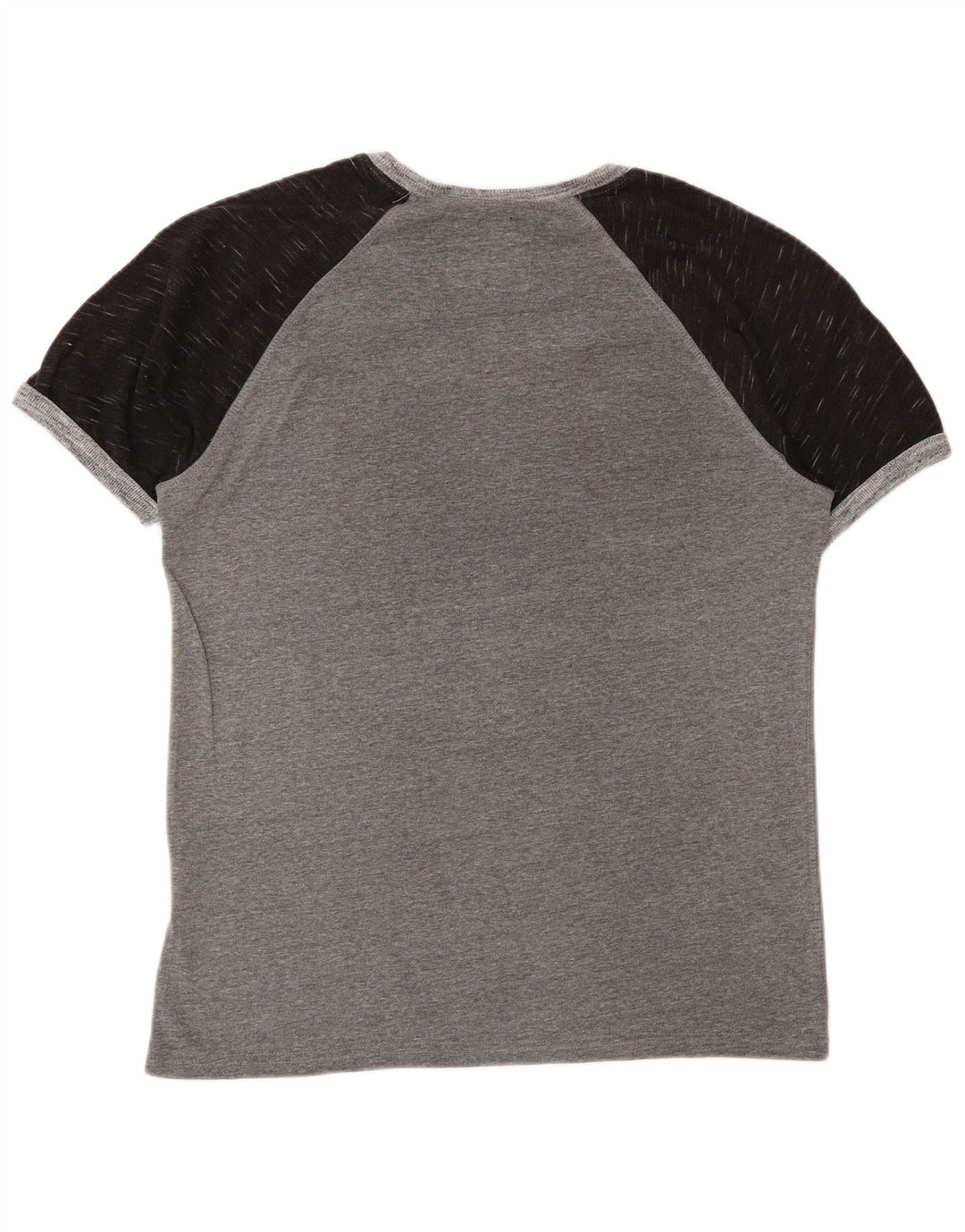 Ανδρικό γραφικό μπλουζάκι SUPERDRY Top Large Grey Colourblock Βαμβακερό