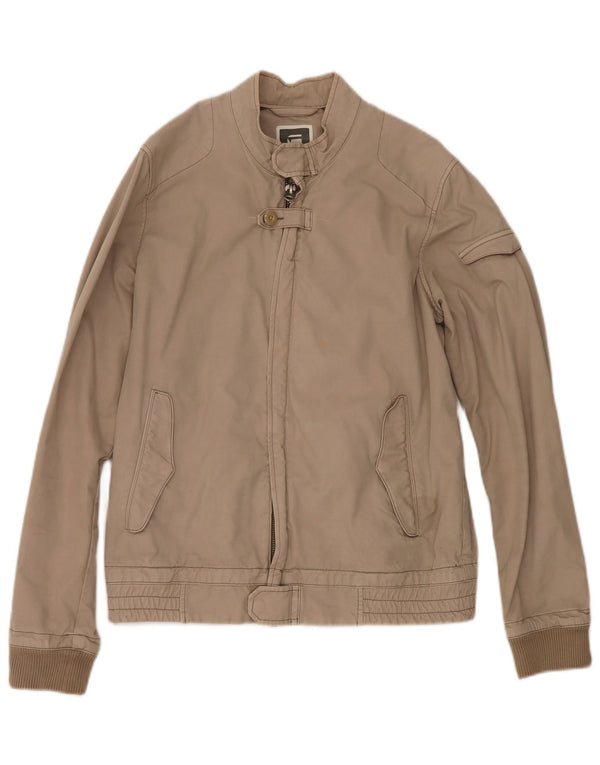Ανδρικό Bomber Jacket G-Star UK 40 Large Beige Cotton