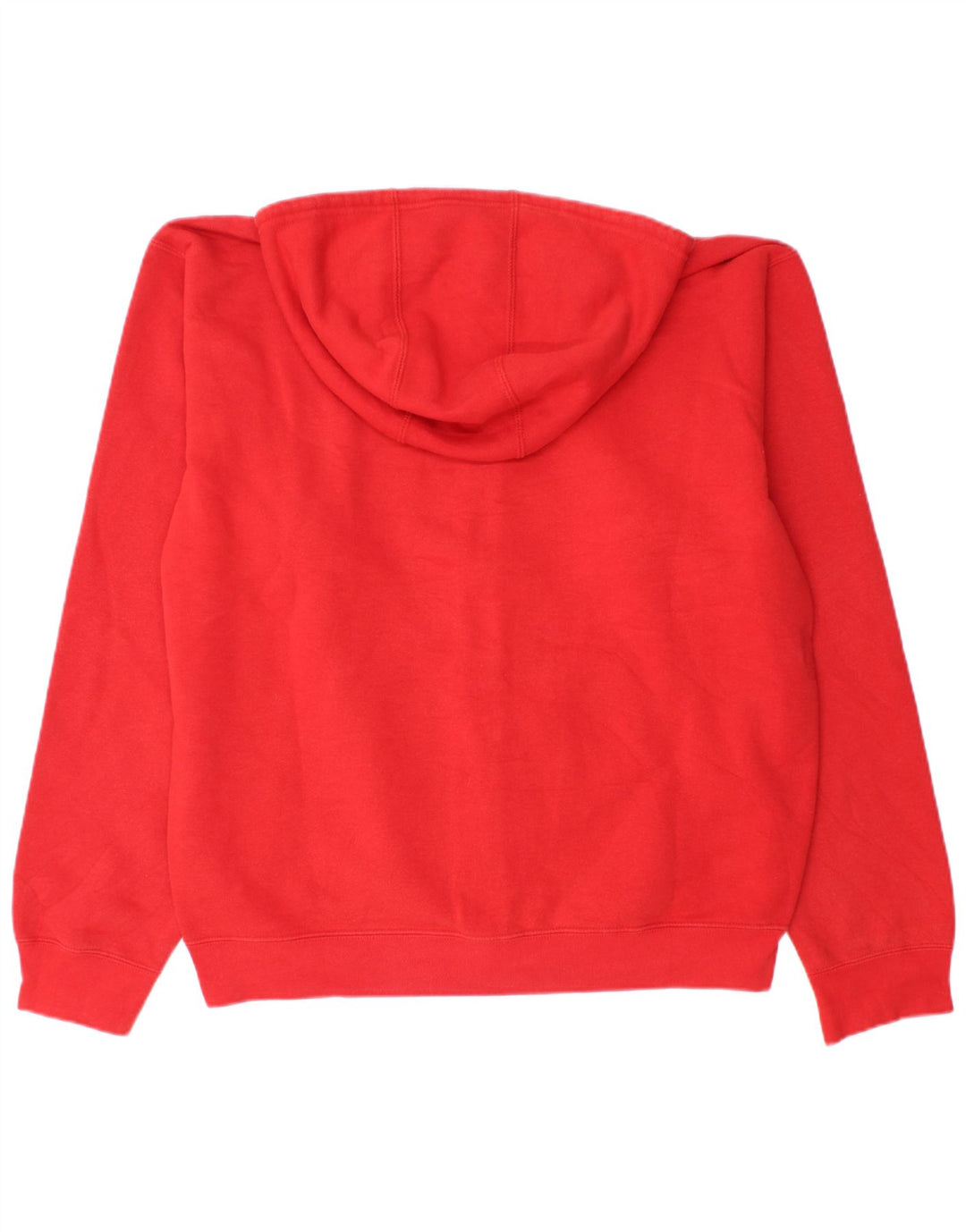 RUSSELL ATHLETIC Ανδρικό πουλόβερ με κουκούλα με φερμουάρ μεγάλο κόκκινο βαμβακερό