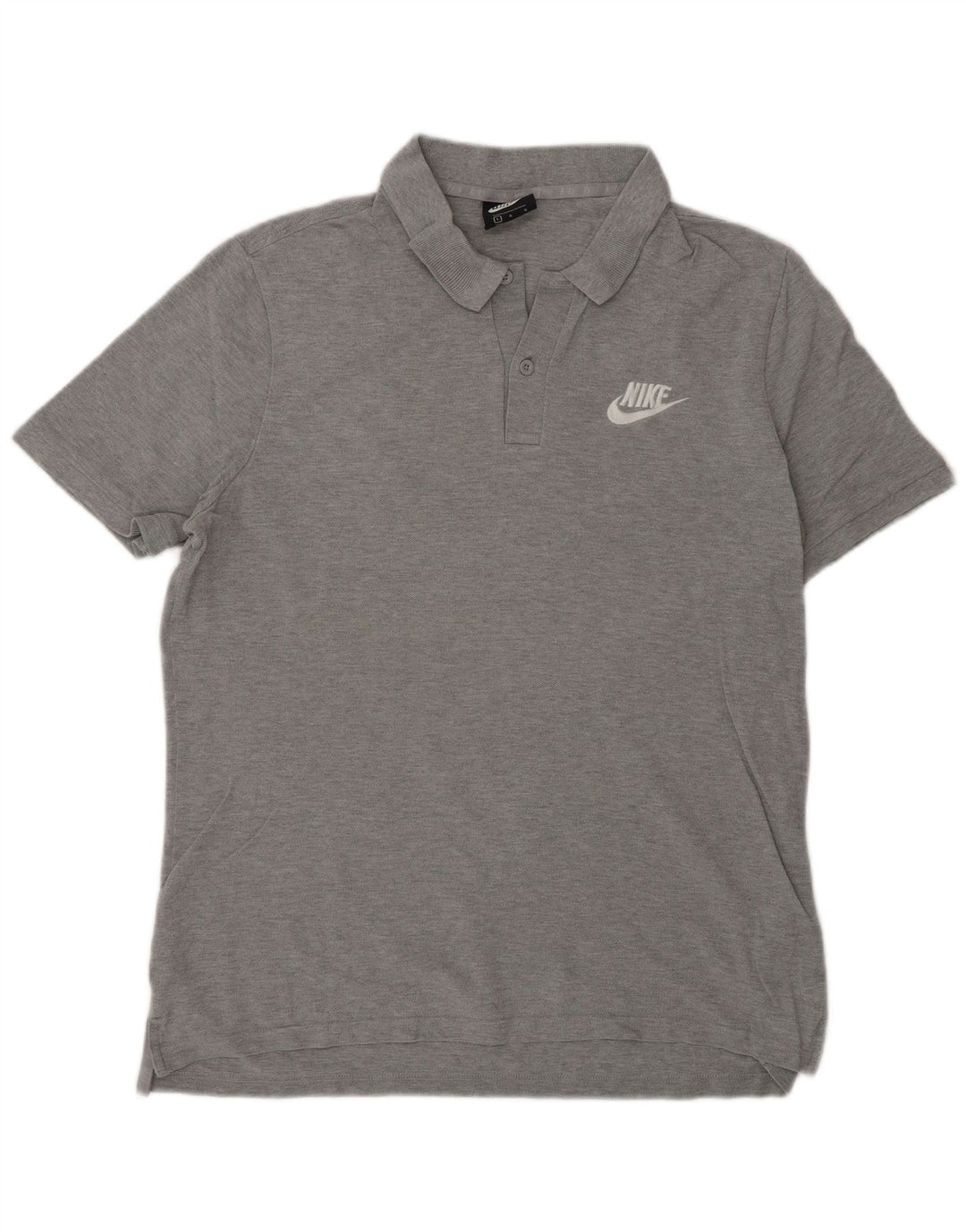 Ανδρικό μπλουζάκι πόλο Nike, μεγάλο γκρι βαμβακερό