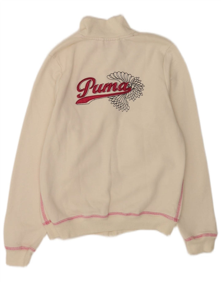 Puma Girls Graphic αθλητική φόρμα Top Jacket 11-12 ετών Λευκό