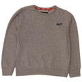 Γυναικεία φούτερ SUPERDRY Jumper UK 16 Large Grey Flecked Cotton