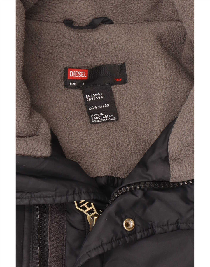 Diesel Ανδρικό μπουφάν με επένδυση UK 36 Small Black Nylon