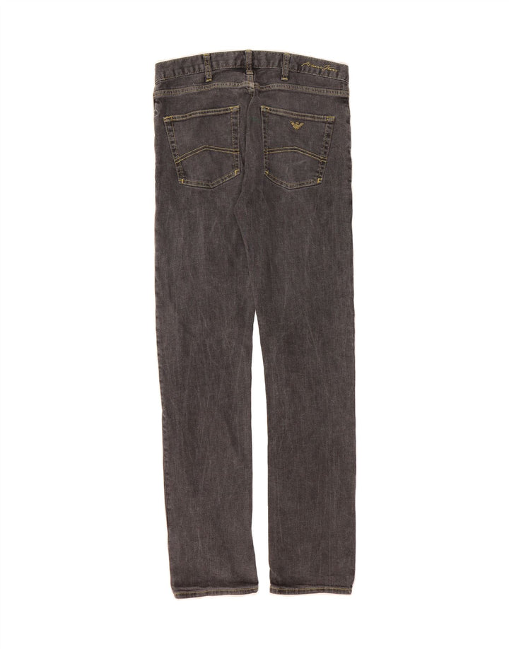 ARMANI Womens Slim Jeans W31 L31 Grey Cotton Vintage Armani and Second-Hand Armani from Messina Hembry 