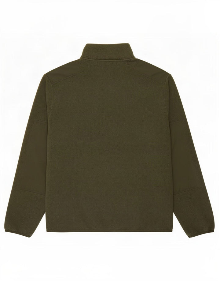 Μεγάλο χακί πολυεστέρας Nike ανδρικό φερμουάρ Fleece Jumper