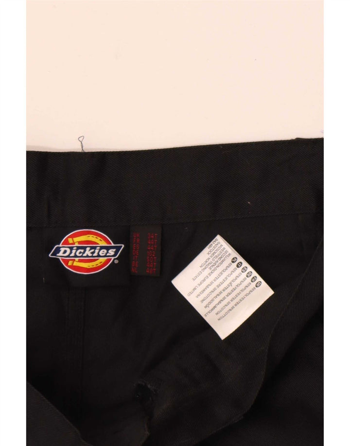 Ανδρικό ίσιο παντελόνι Cargo Dickies W34 L29 Μαύρο πολυεστέρα