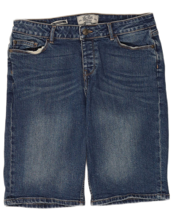 Fat Face Γυναικείο τζιν βερμούδα UK 12 Medium W30 Μπλε βαμβακερό